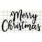 Leisure Arts® Vinyl Matte Black Merry Christmas Decal